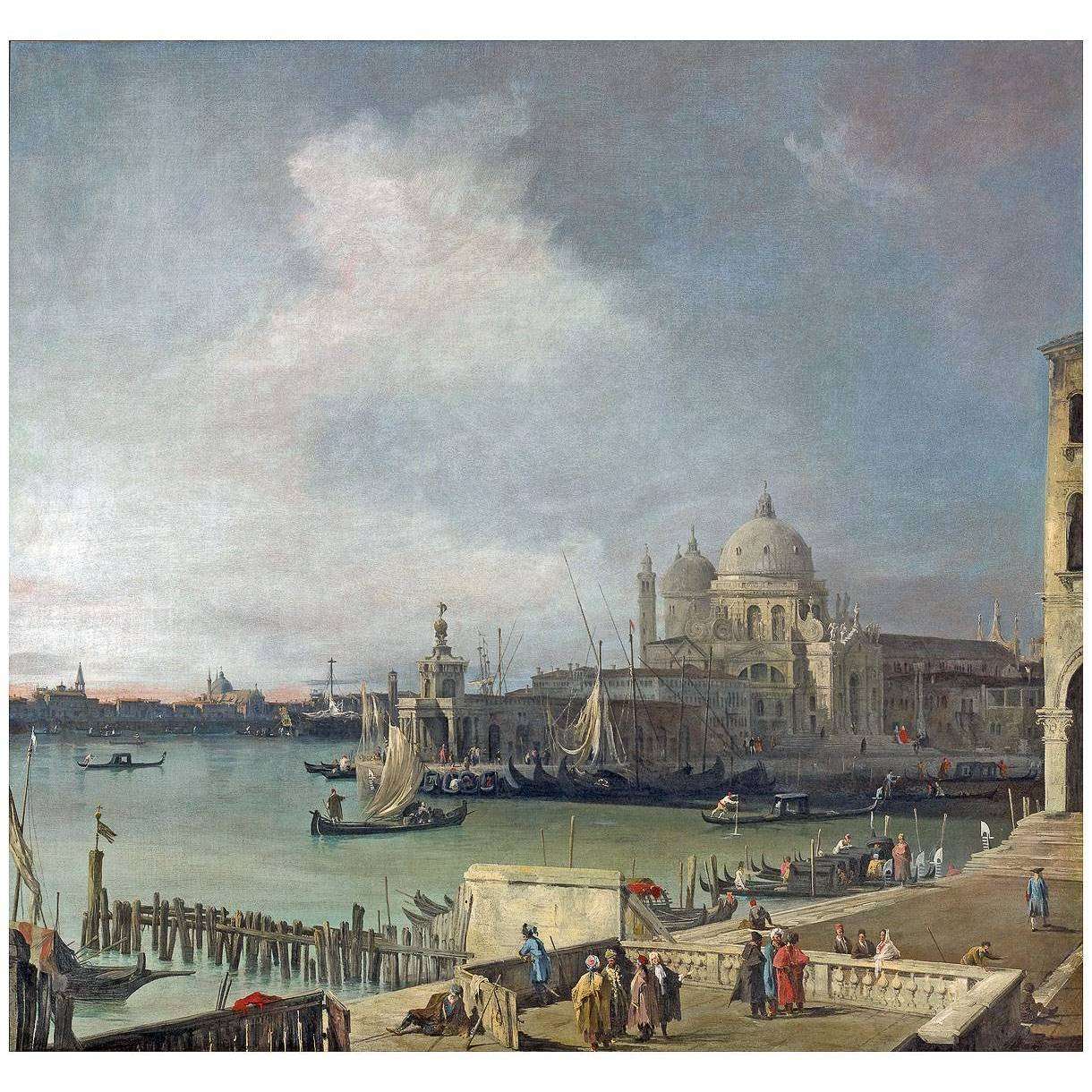  Canaletto. L'ingresso al Canal Grande. 1726-1728. Musee de Grenoble