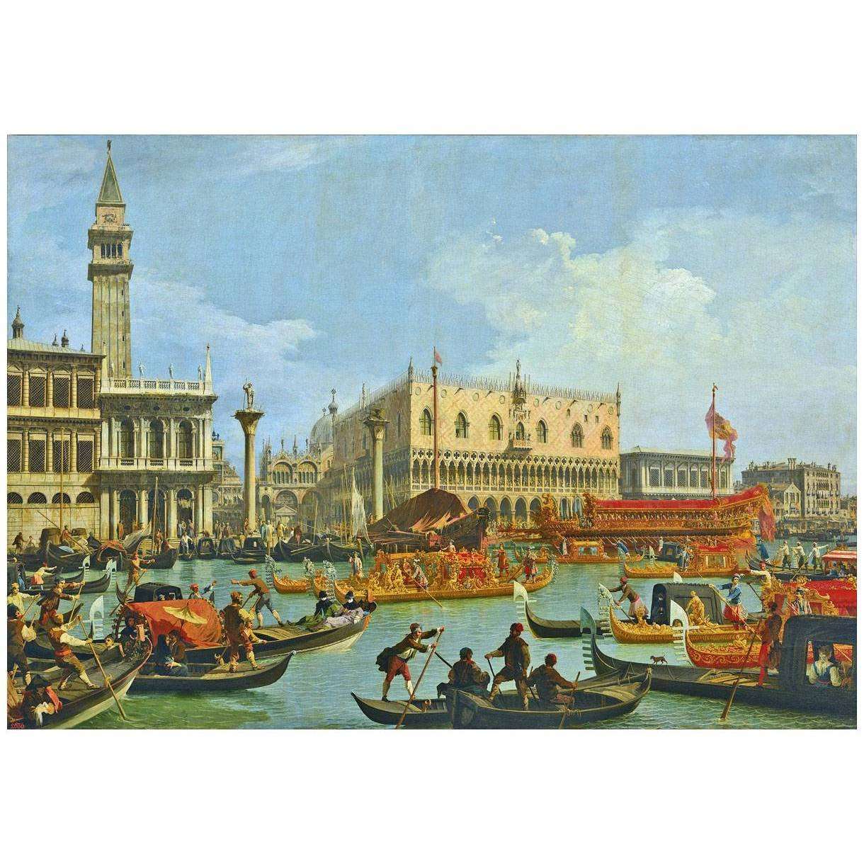  Canaletto. Il Bucintoro torna al Molo. 1727-1729. Pushkin Museum Moscow