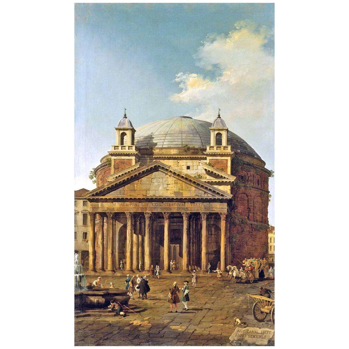  Canaletto. Roma. Pantheon. 1742. Windsor Castle London