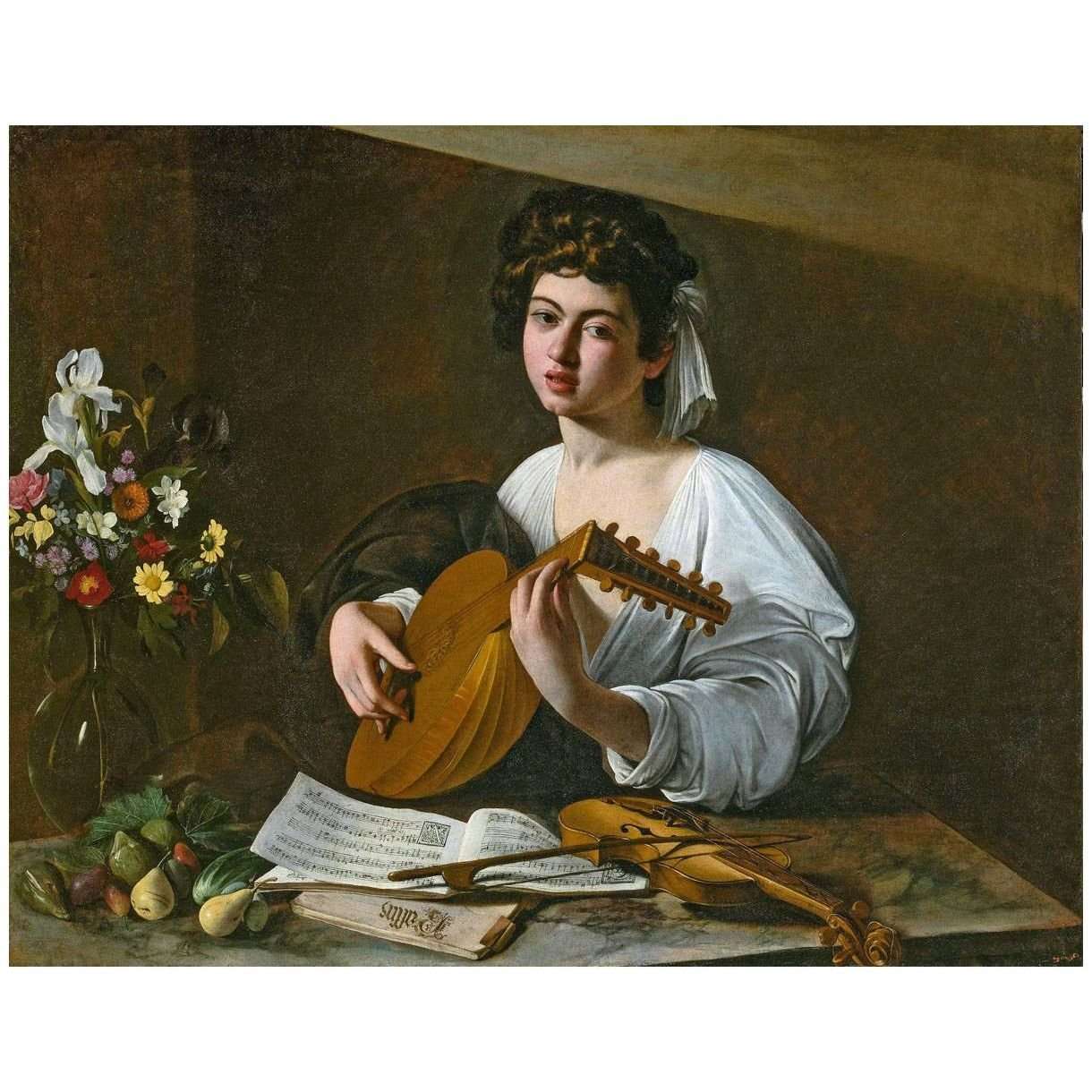   Caravaggio. Il liutista. 1595. Hermitage Museum St-Petersburg