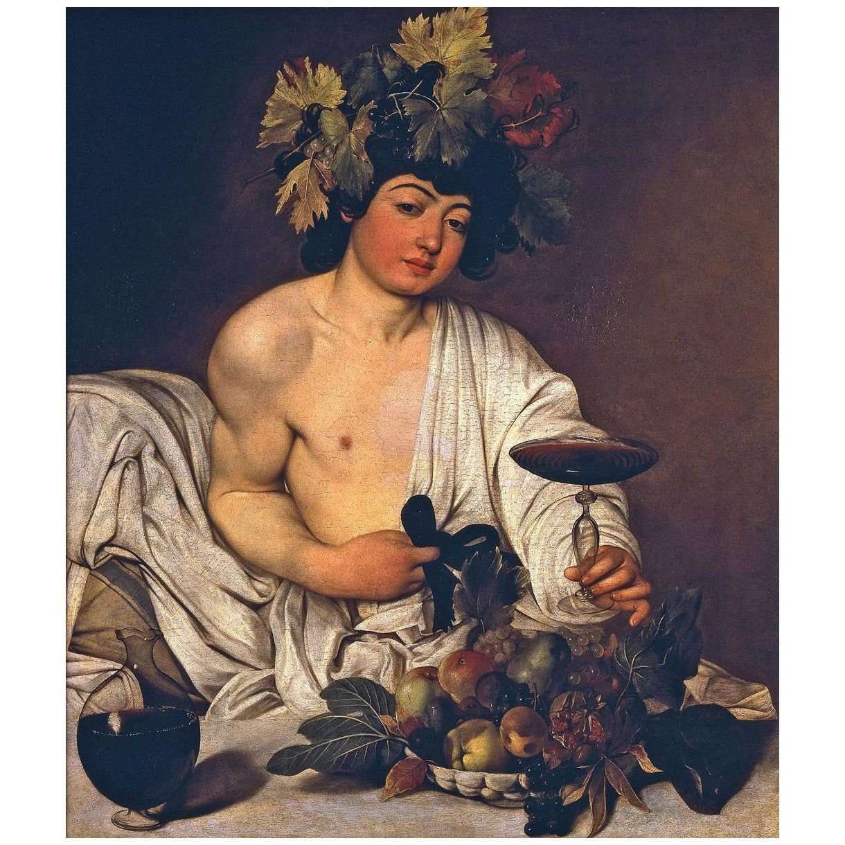   Caravaggio. Bacco adoiescente. 1598. Uffizi Firenze