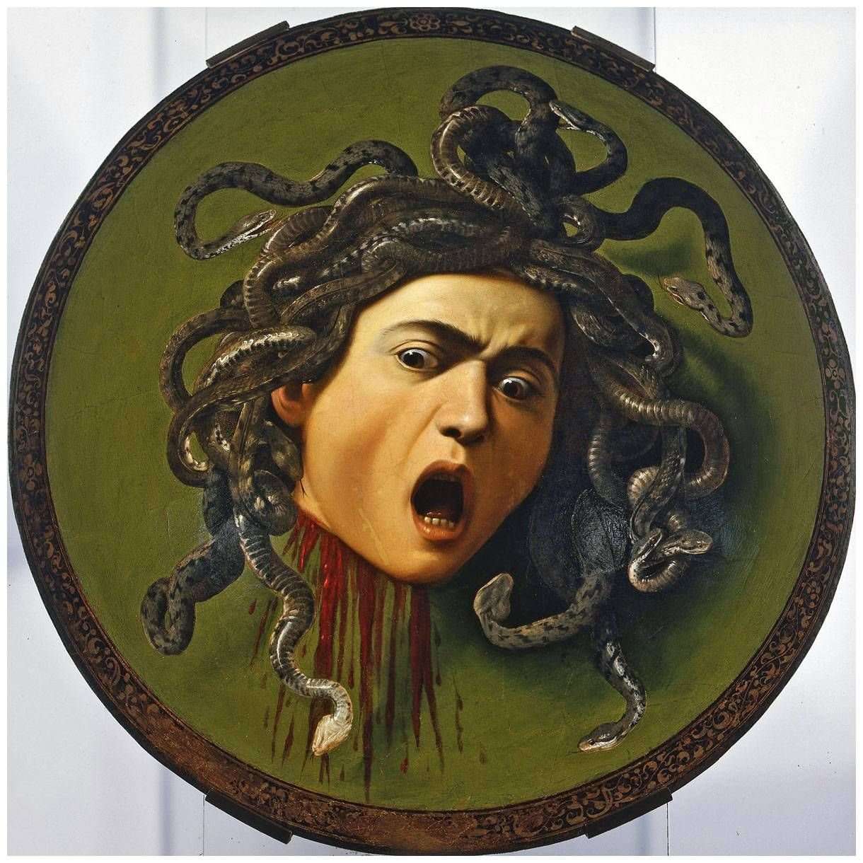   Caravaggio. Medusa. 1598. Uffizi Firenze