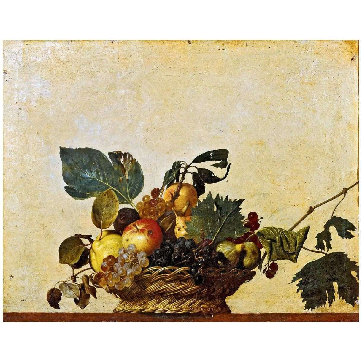   Caravaggio. Canestra di frutta. 1599. Pinacoteca Ambrosiana Milano