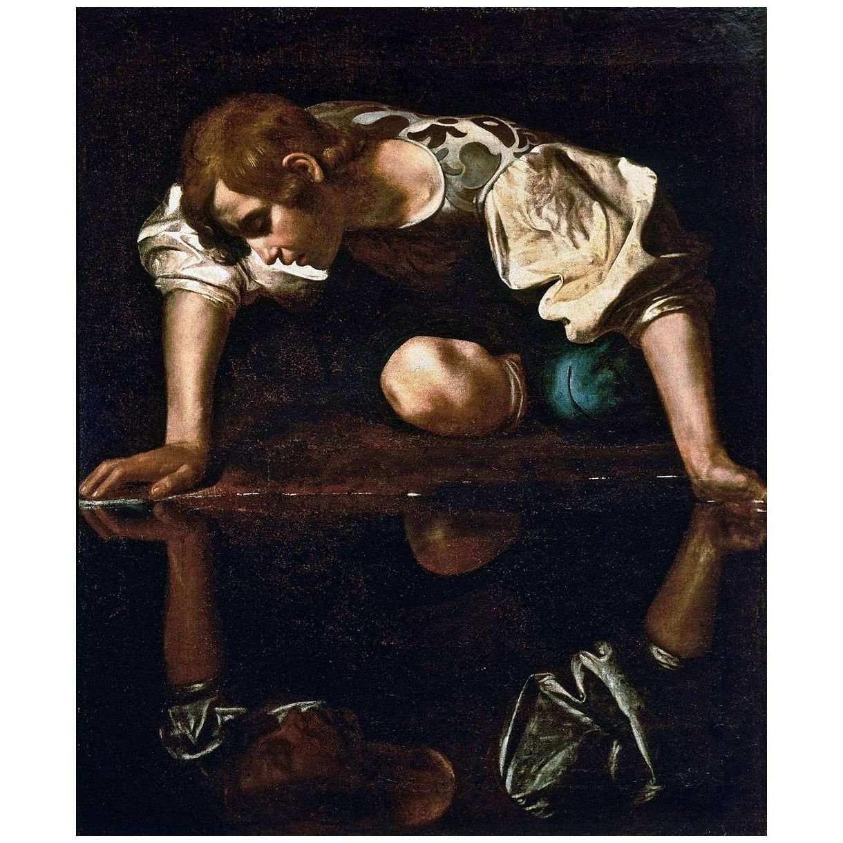   Caravaggio. Narcissus. 1600. Palazzo Barberini Roma