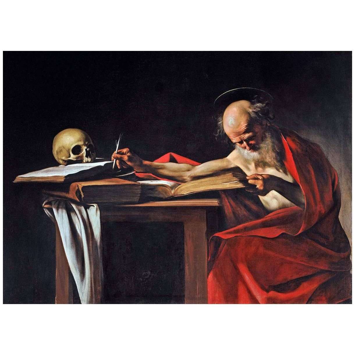   Caravaggio. San Girolamo. 1606. Galleria Borghese Roma