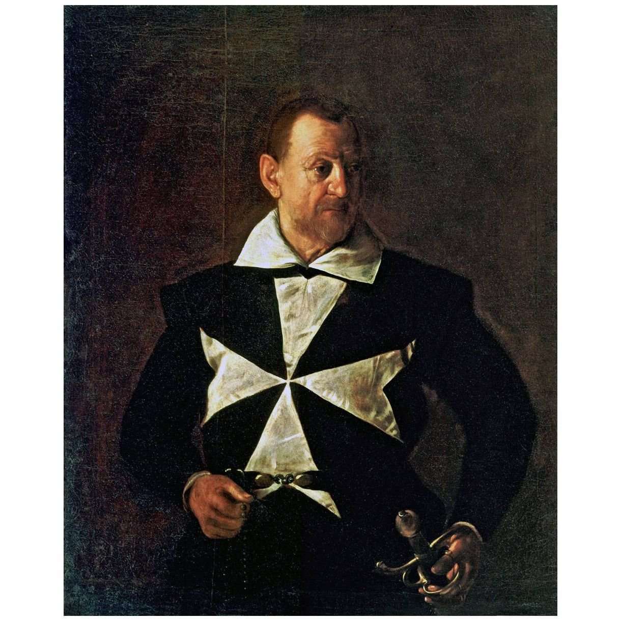   Caravaggio. Fra Antonio Martelli. 1608. Palazzo Pitti Firenze
