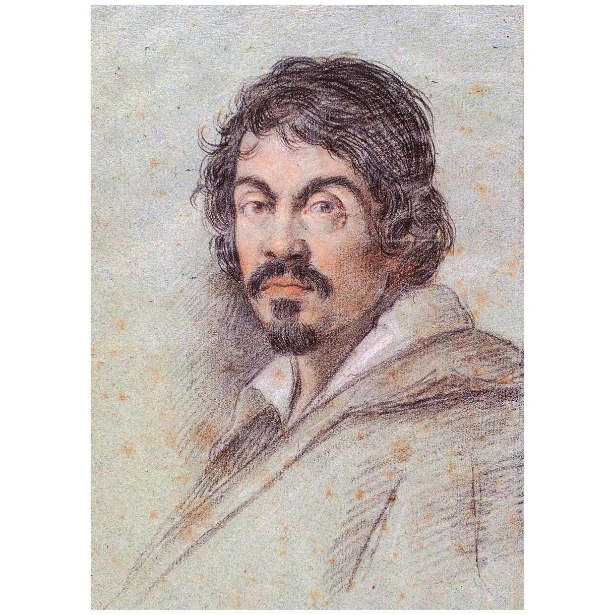   Ottavio Leoni. Ritratto di Caravaggio. Biblioteca Marucelliana, Firenze