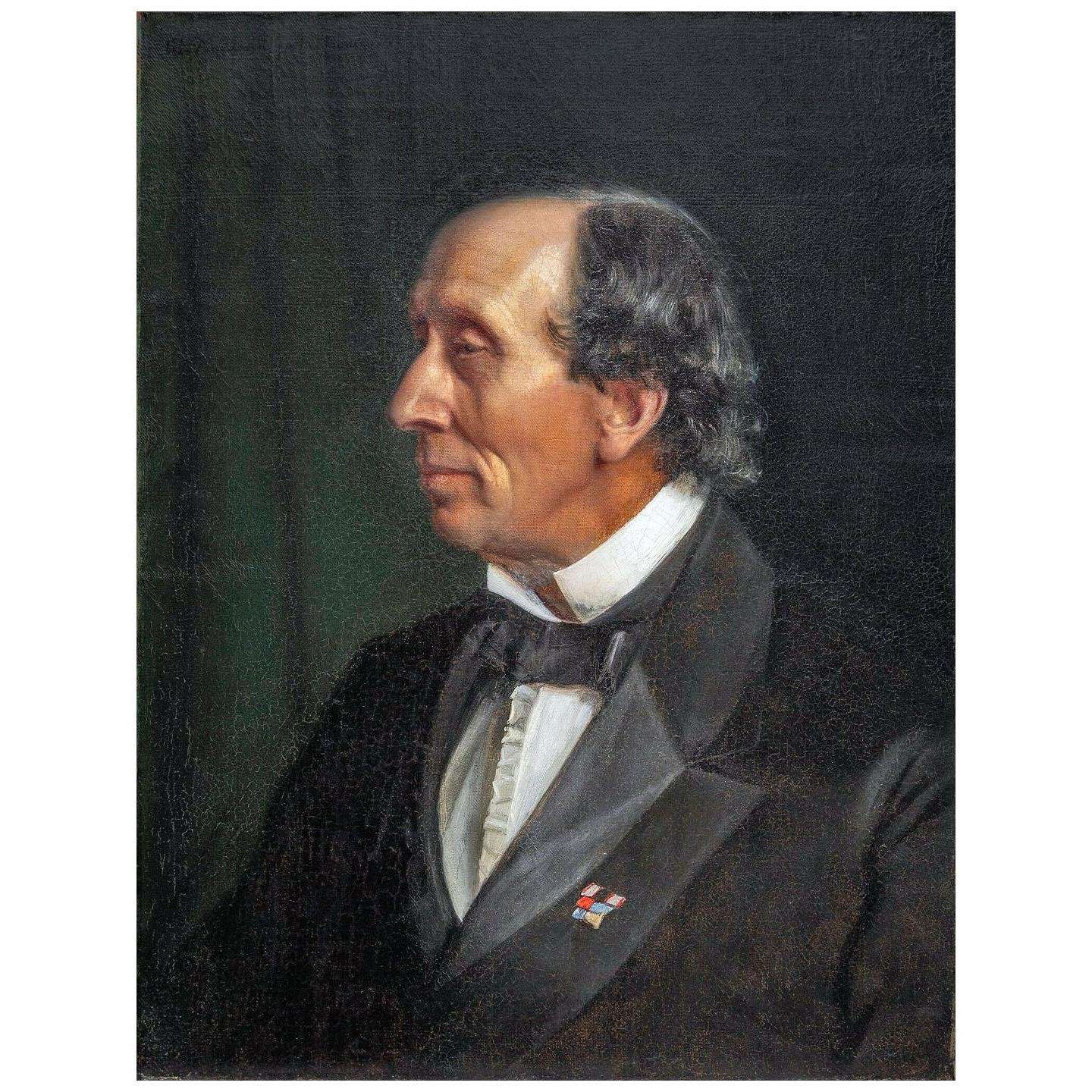   Carl Bloch. Hans Christian Andersen. 1869. Nivaagaard Museum