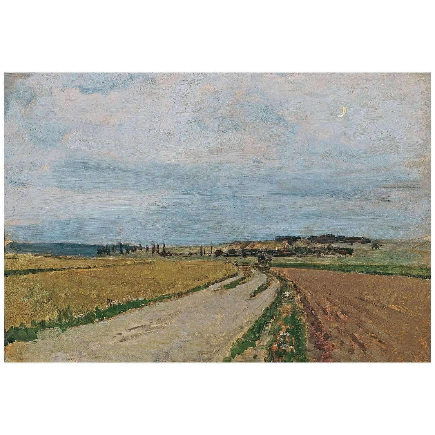  Carl Moll. Michelhausen. Abend. 1888. Galerie Belvedere Wien
