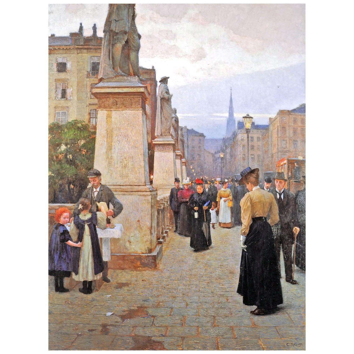  Carl Moll. Elisabethbr?cke. 1897. Galerie Belvedere Wien