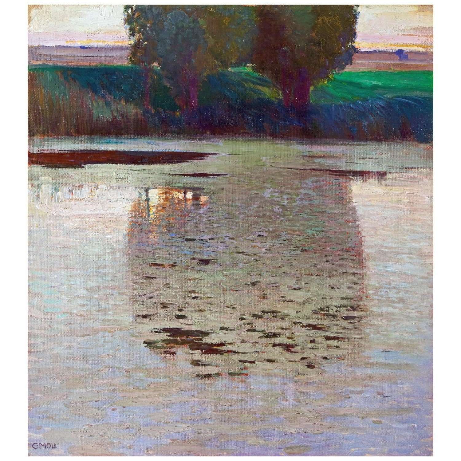 Carl Moll. Dusk. 1902. Leopoldmuseum Wien
