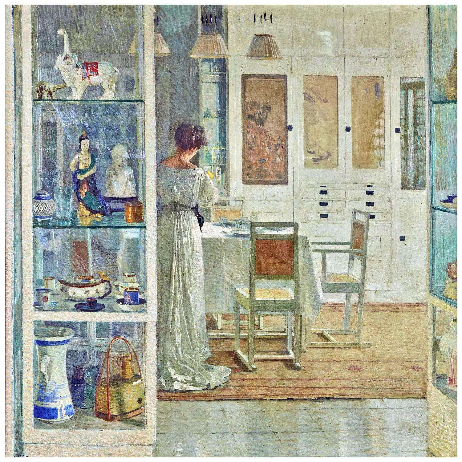  Carl Moll. Weisses Interieur. 1905. Privatsammlung