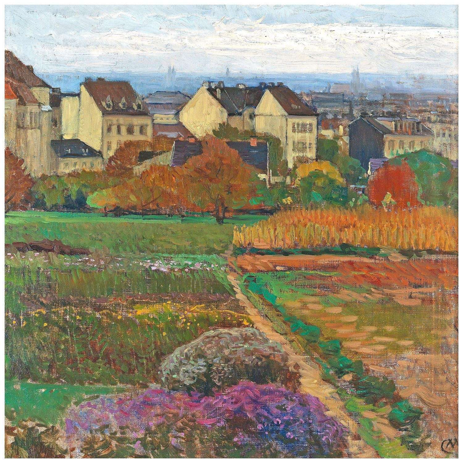  Carl Moll. D?bling Wien. 1916. Privatsammlung