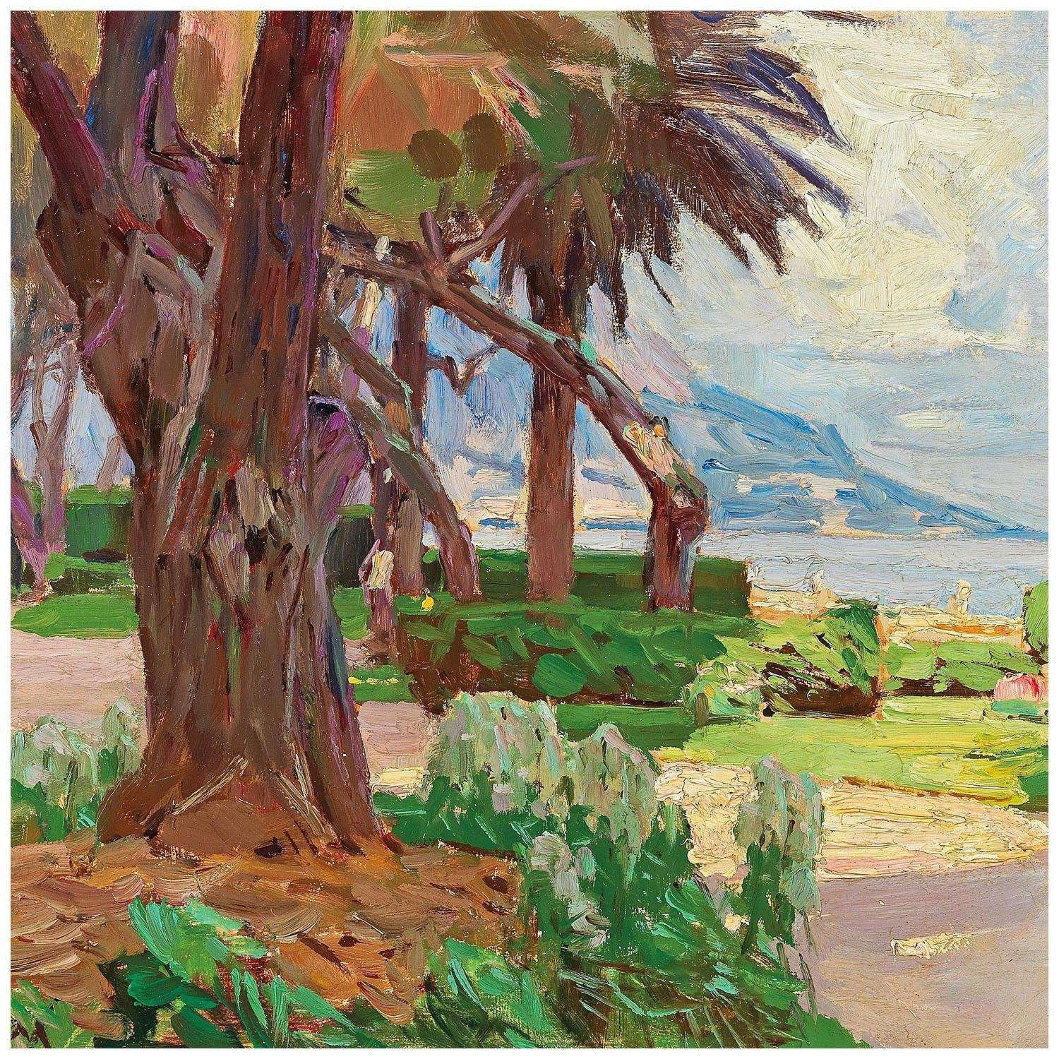  Carl Moll. An der C?te d'Azur. 1926. Privatsammlung