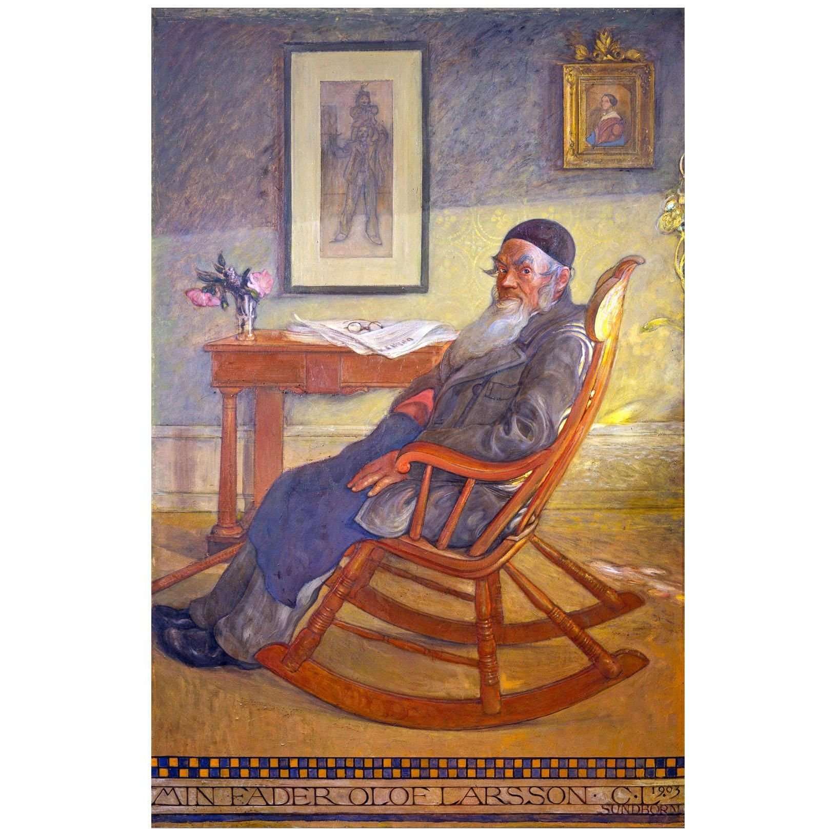   Carl Larsson. My Father Olof Larsson. 1903. Thielska Galleriet Stockholm