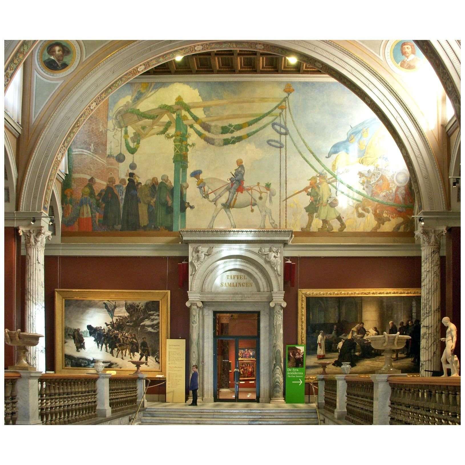   Carl Larsson. Gustav Wasas Arrives to Stockholm. 1907. Nationalmuseum Stockholm