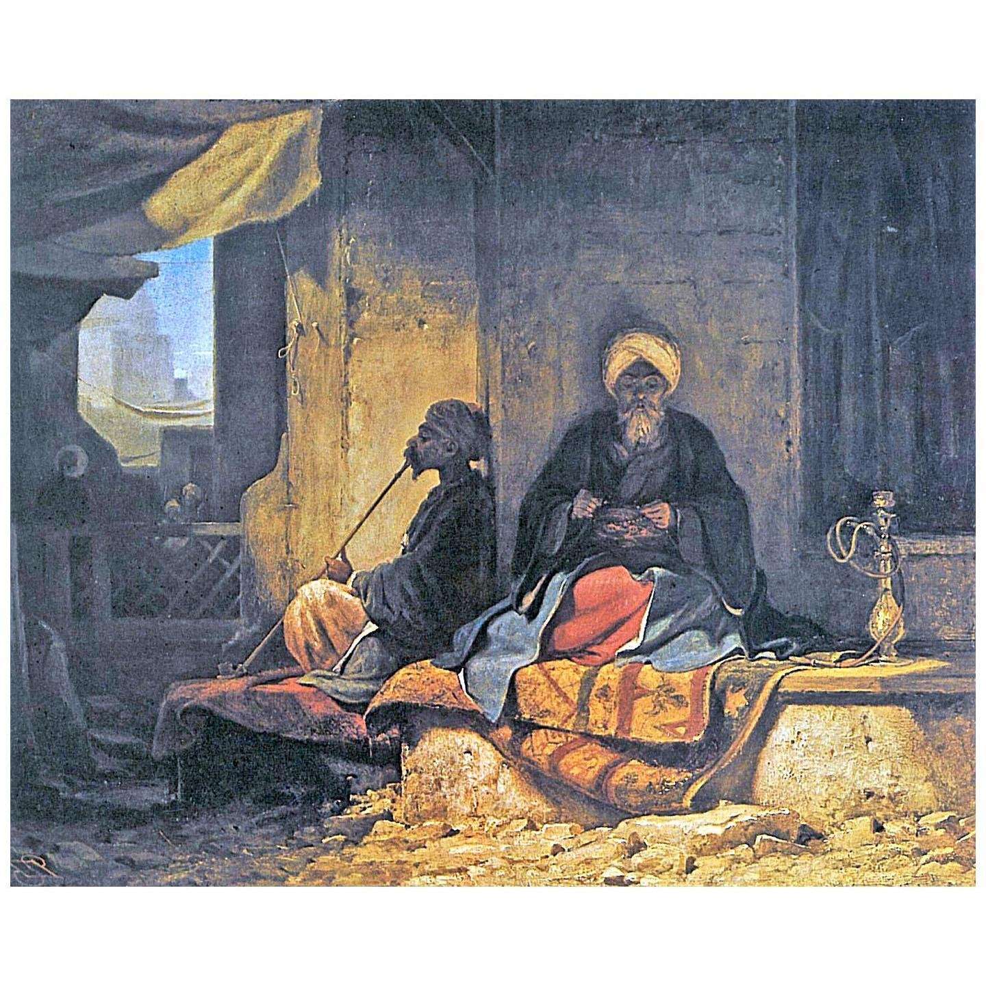  Carl Spitzweg. Im tuerkischen Basar. 1860. Museum Schafer Schweinfurt
