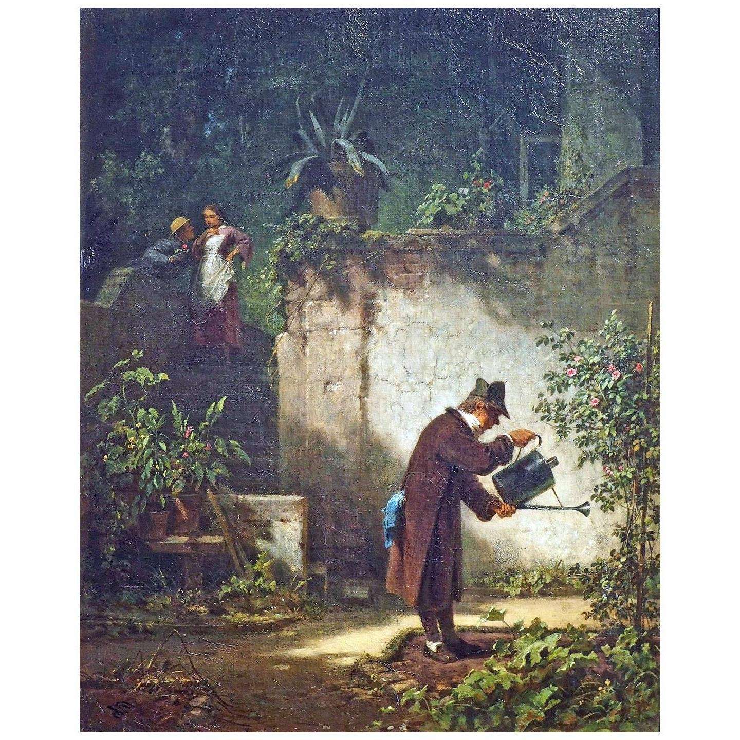  Carl Spitzweg. Der Gartenfreund. 1865. Kulturhistorisches Museum G?rlitz