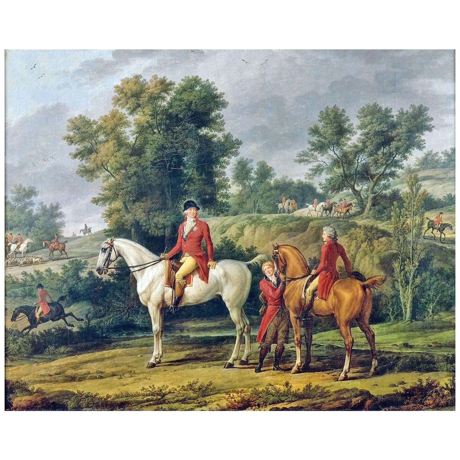  Carle Vernet. Ducs d'Orl?ans et de Chartres. 1787. Ch?teau de Chantilly