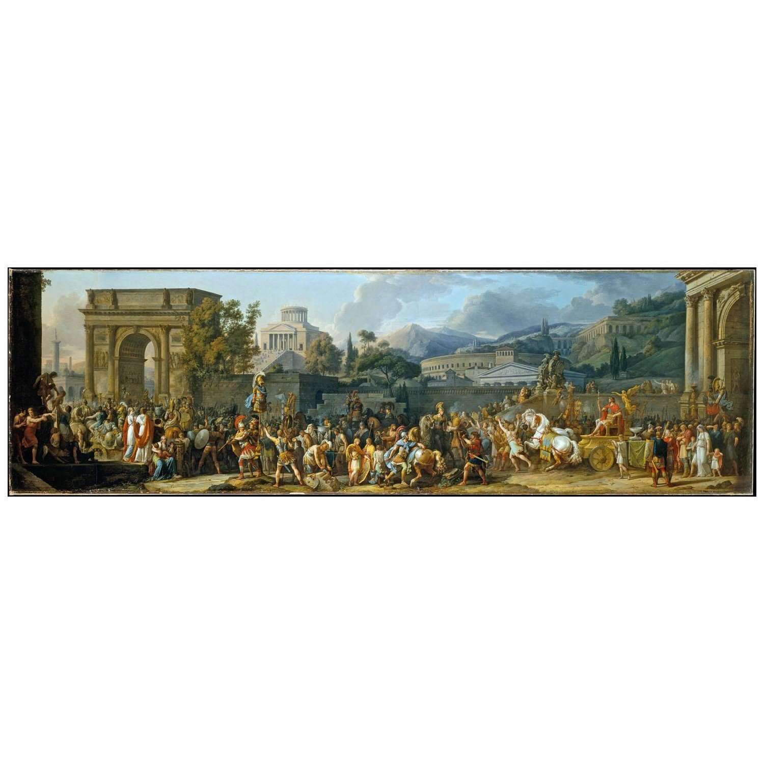  Carle Vernet. Le triomphe d'Aemilius Paullus. 1789. Metropolitan Museum NY