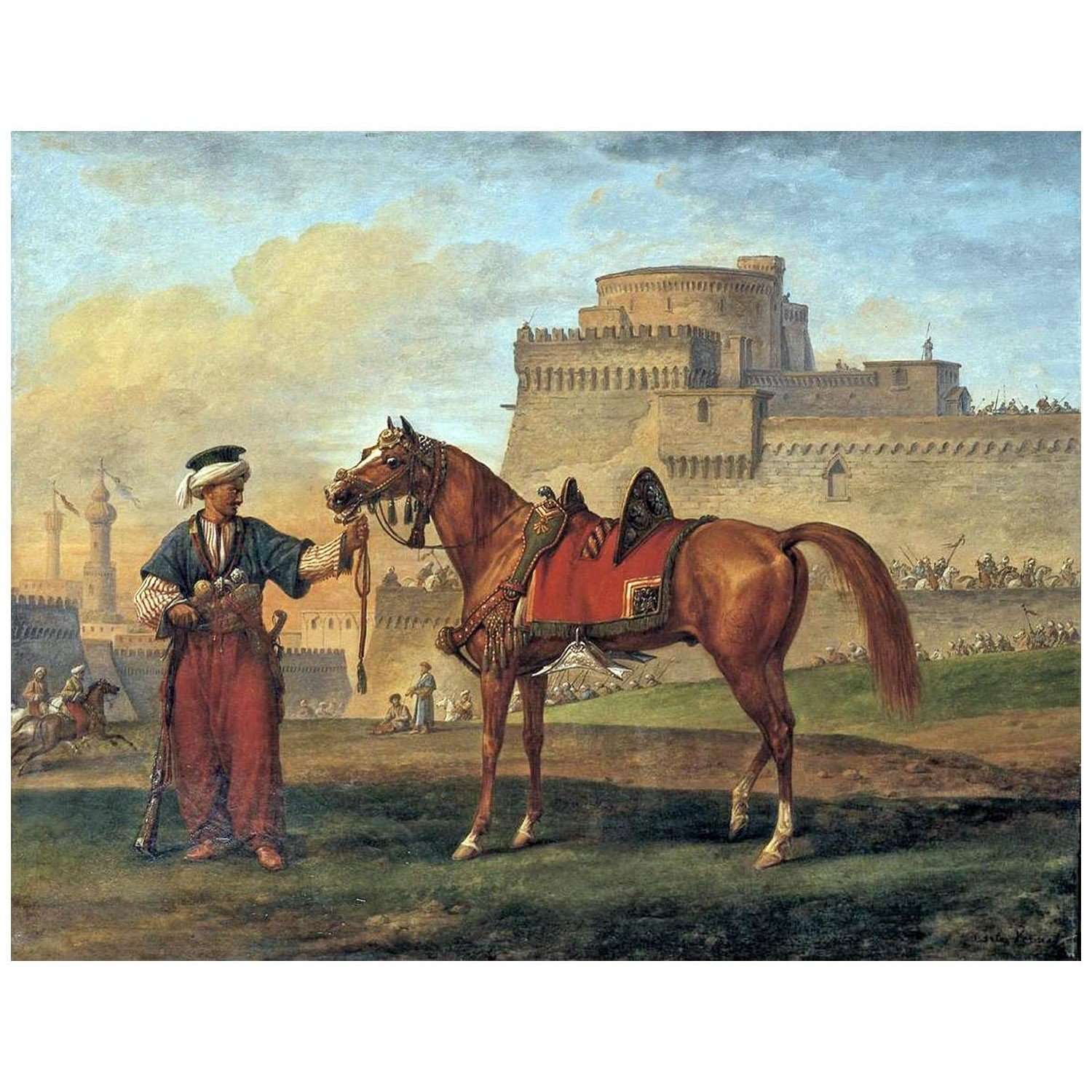 Carle Vernet. Mamelouk et son cheval. 1798. Collection priv?e