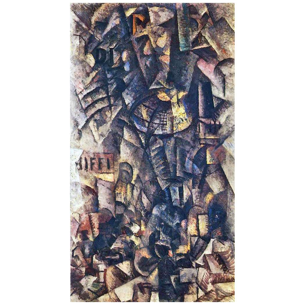  Carlo Carra. Galeria di Milano. 1912. Brera Modern, Milano
