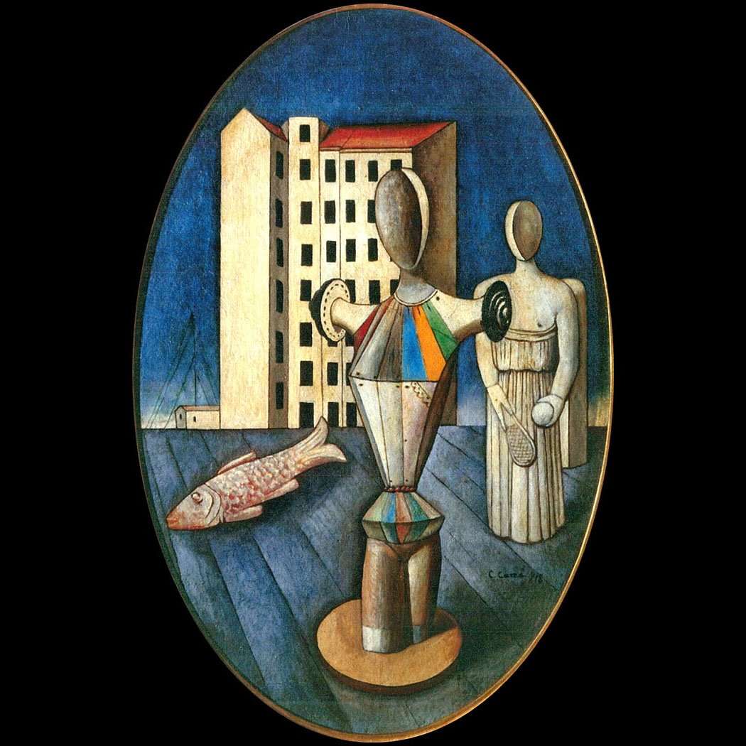  Carlo Carra. LOvale delle Apparizioni. 1918. GNAM, Rome