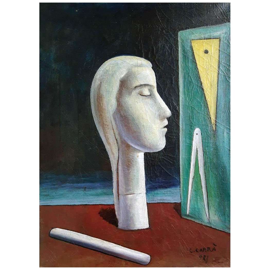  Carlo Carra. Lamante dellingegnere. 1921. Brera Modern