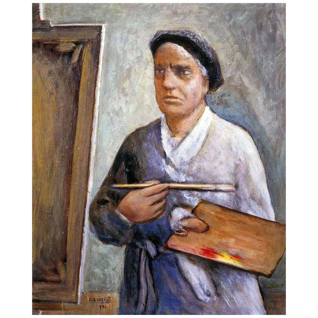  Carlo Carra. Autoritratto. 1951