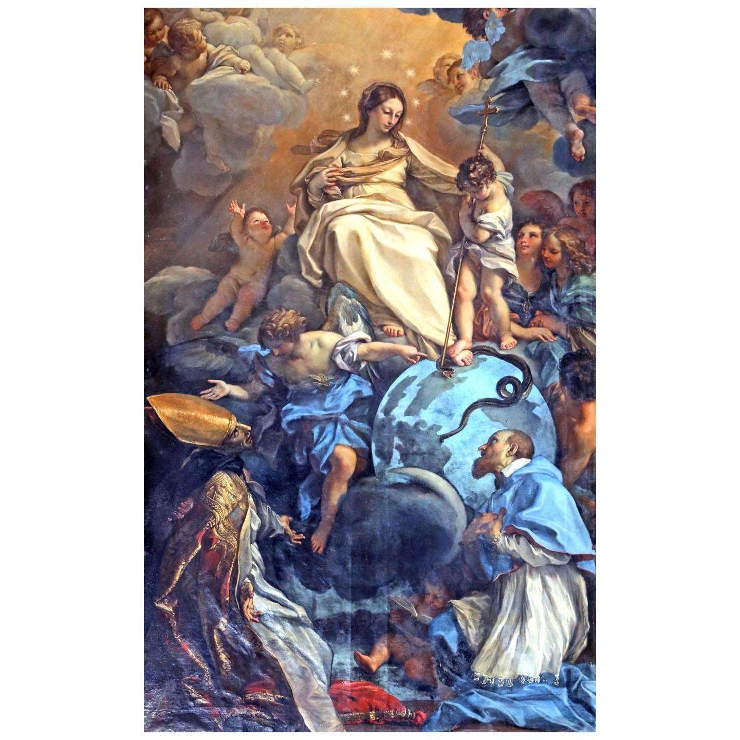  Carlo Maratta. Vergine in gloria con Santi. 1665. Chiesa di SantAgostino Siena