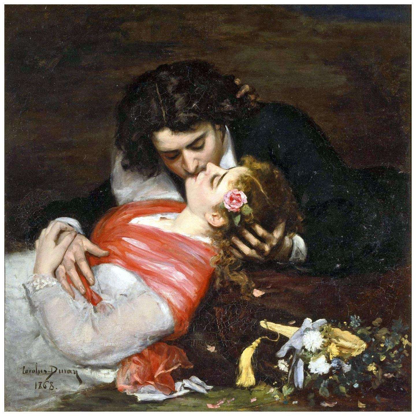  -Carolus-Duran. Le baiser. 1868. Palais des beaux-arts de Lille