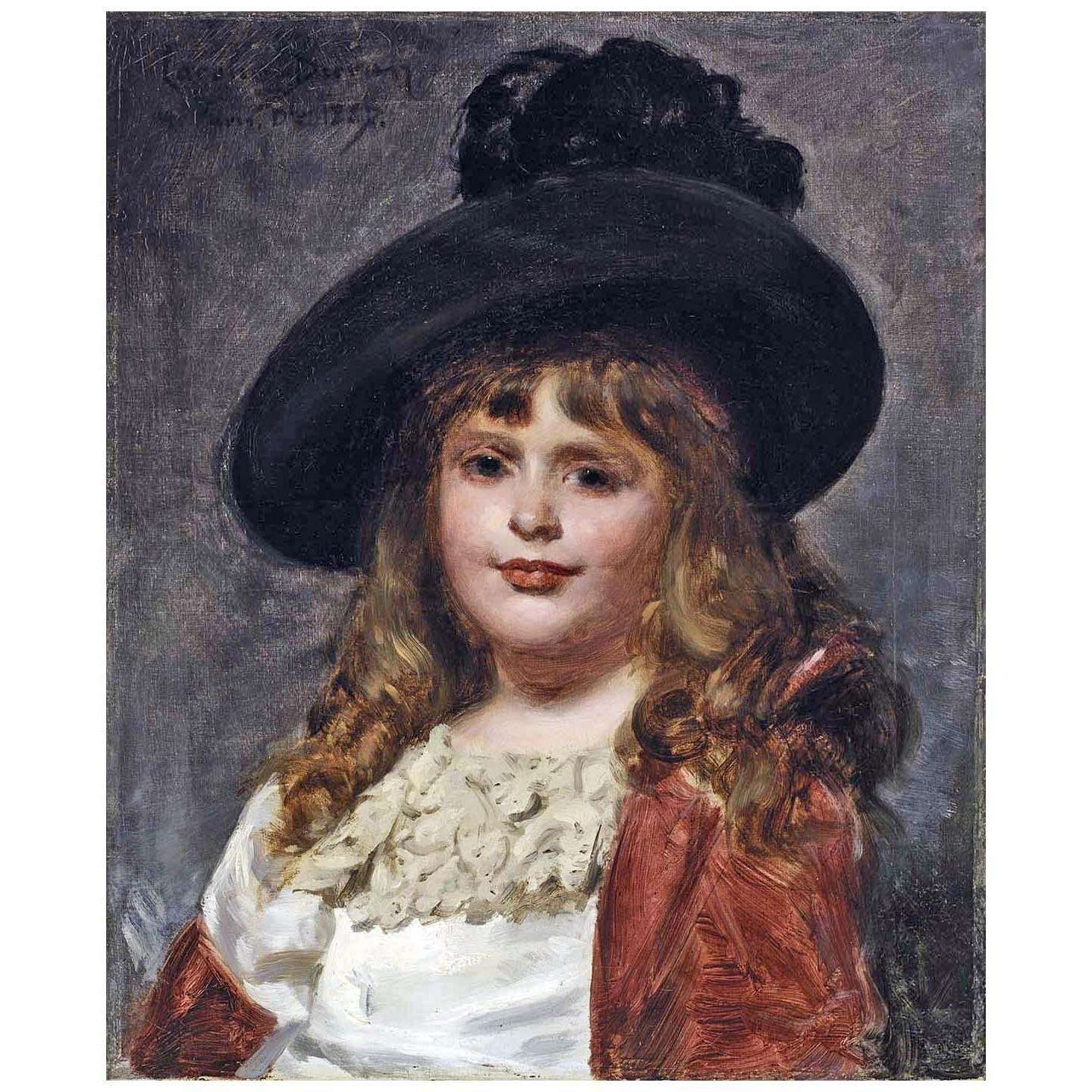  -Carolus-Duran. Laura ? sept ans. 1887. Smithsonian Museum Washington