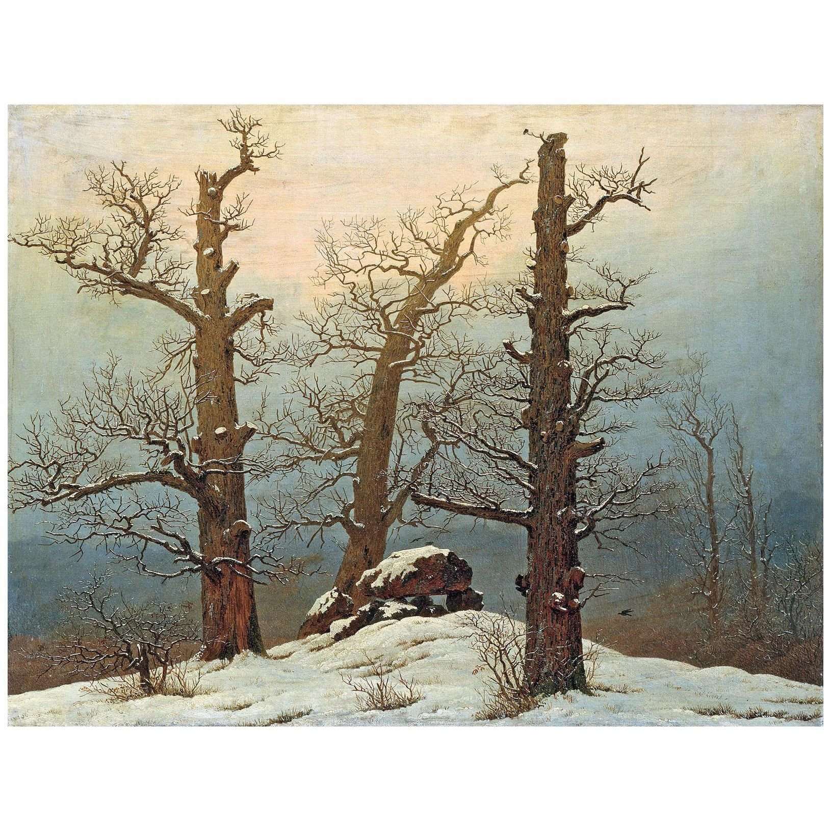   Caspar David Friedrich. H?nengrab im Schnee. 1807. Albertinum Dresden