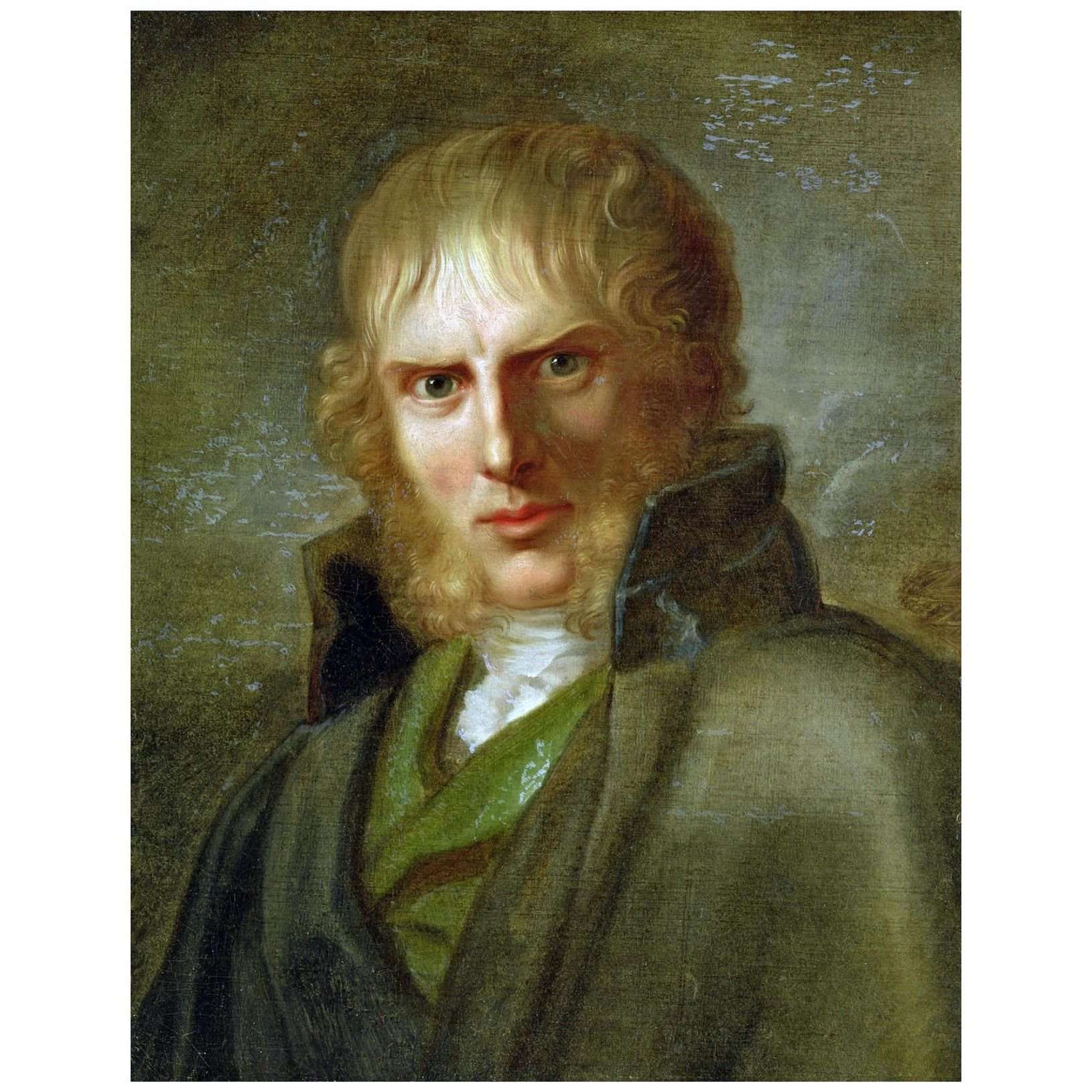   Gerhard von Kugelgen. Caspar David Friedrich. 1808. Hamburger Kunsthalle