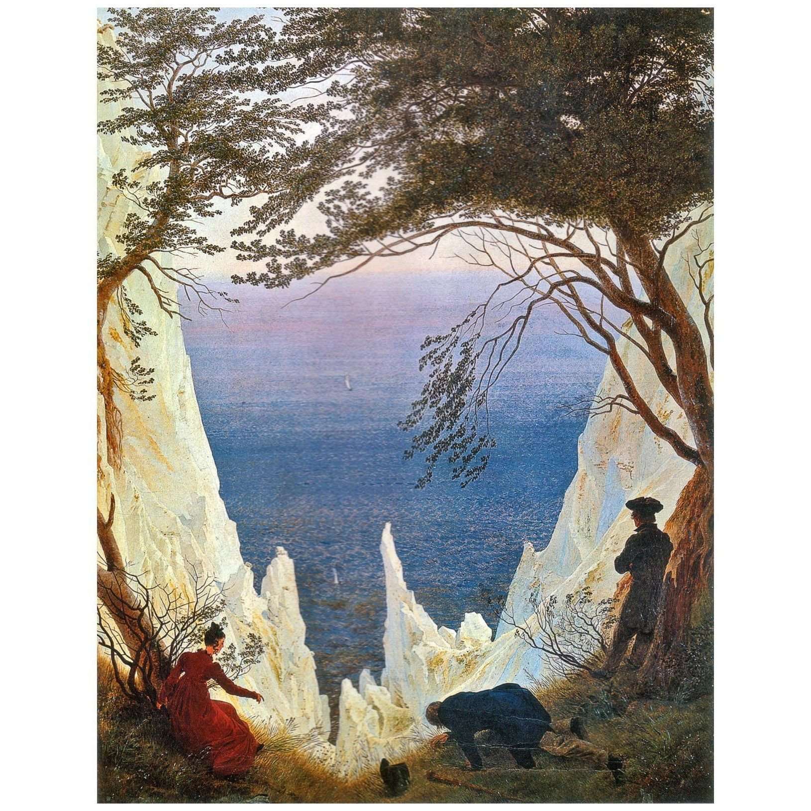   Caspar David Friedrich. Kreidefelsen auf R?gen. 1819. Kunst Museum Wimterthur