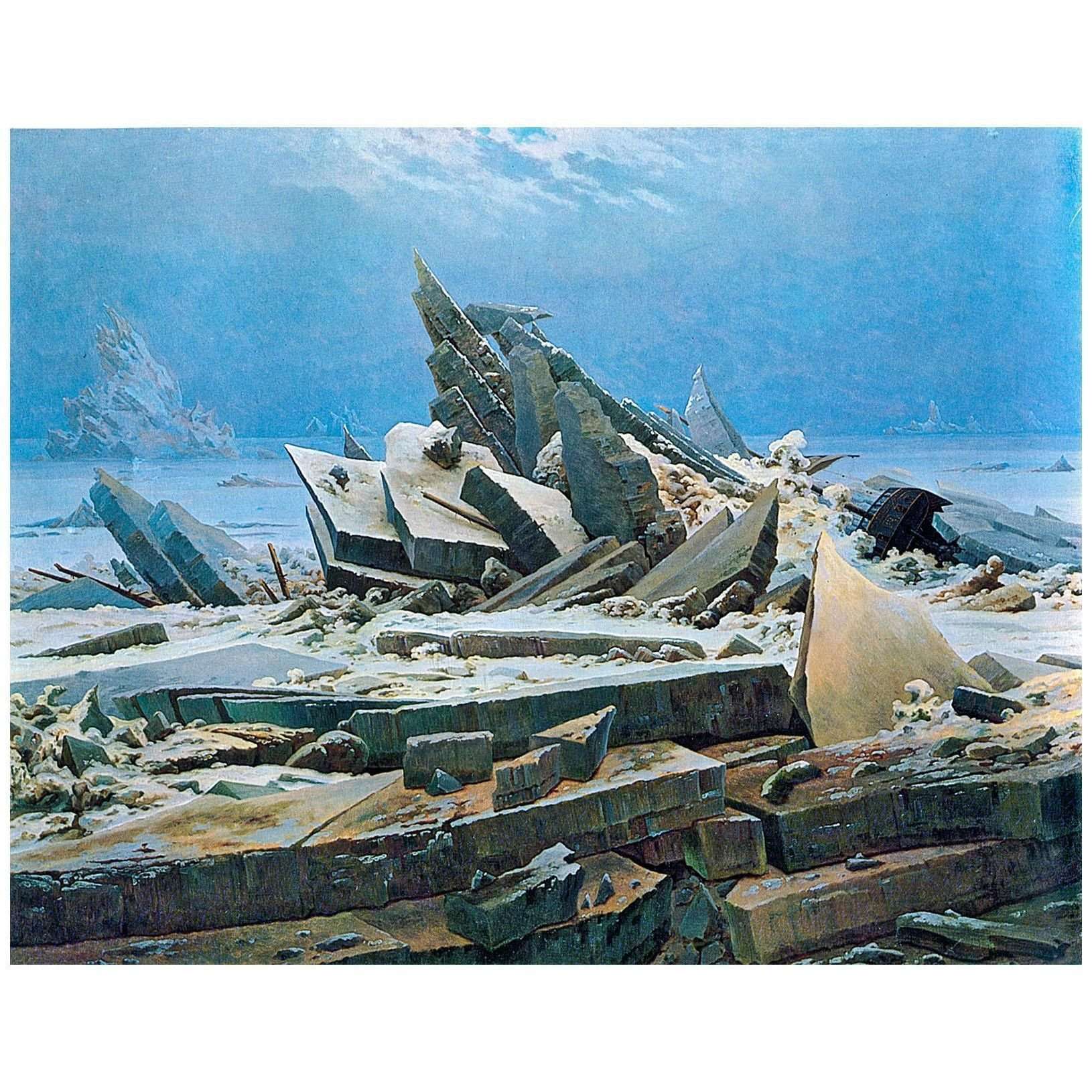   Caspar David Friedrich. Das Eismeer. 1824. Hamburger Kunsthalle