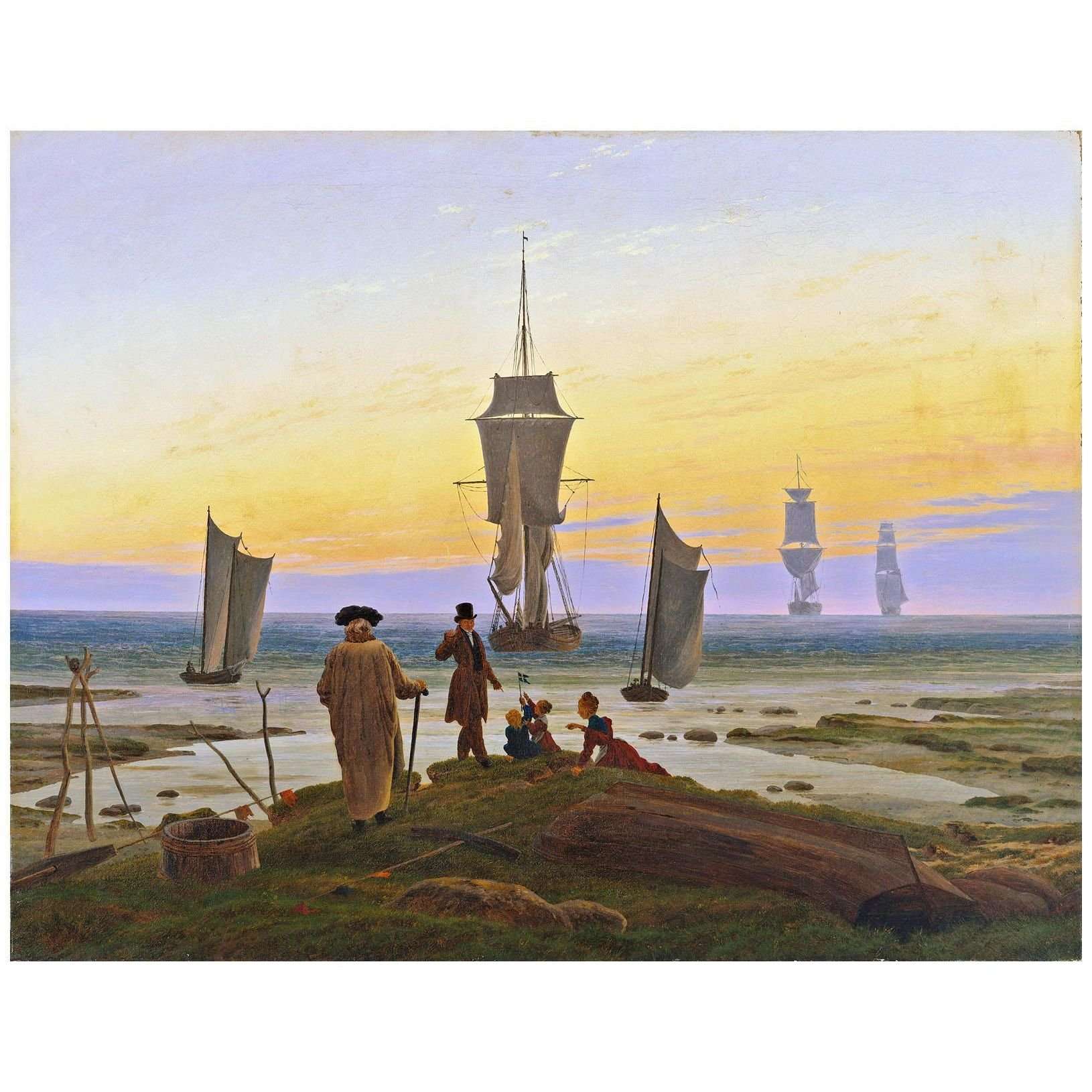   Caspar David Friedrich. Die Lebensstufen. 1834. MdBK Leipzig