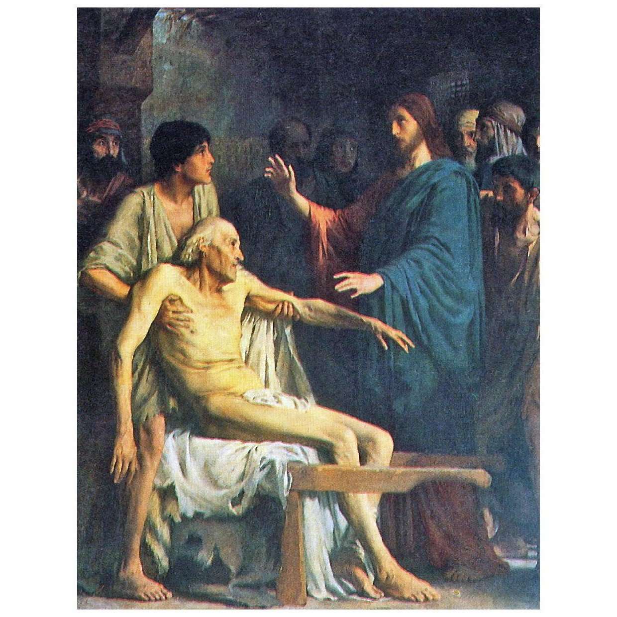 - Charles-Amable Lenoir. J?sus gu?rit le paralytique. 1889