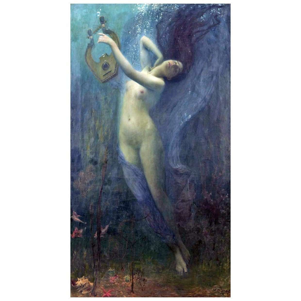 - Charles-Amable Lenoir. La mort de Sappho. 1896