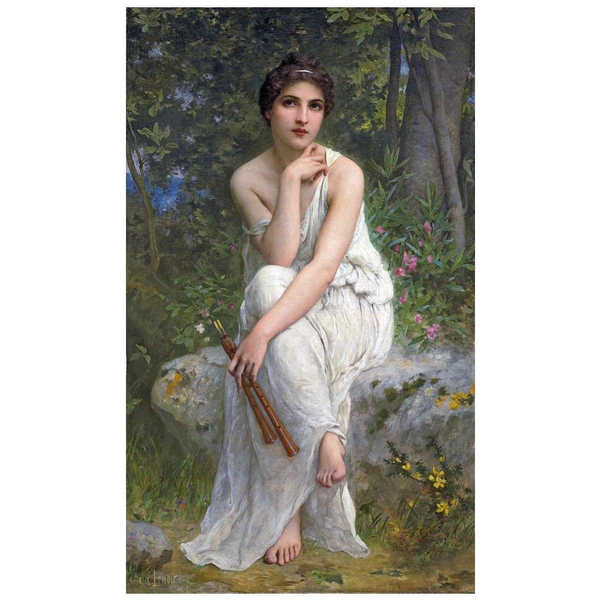 - Charles-Amable Lenoir. The Flute Player. 1920