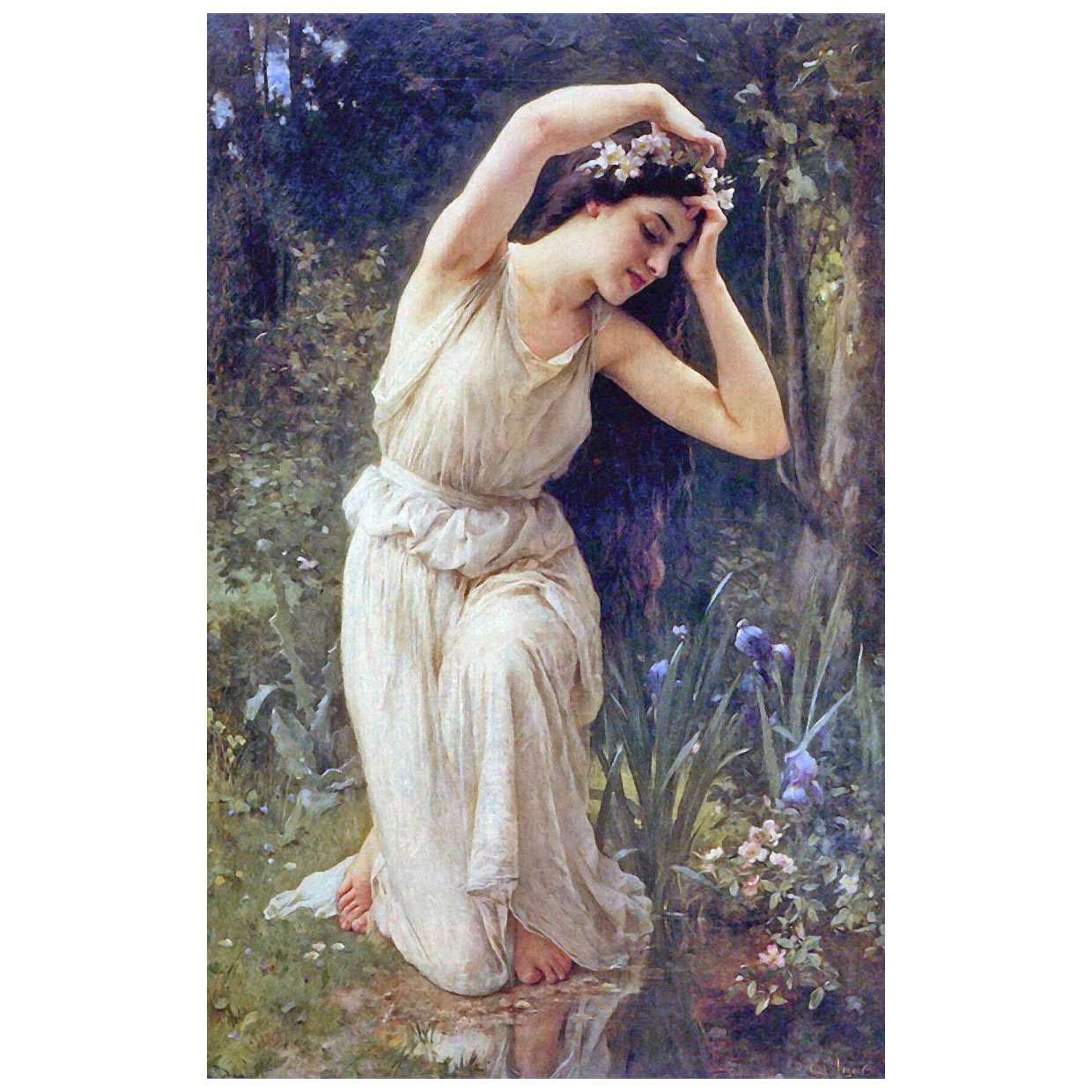 - Charles-Amable Lenoir. Nymphe dans la for?t. 1921