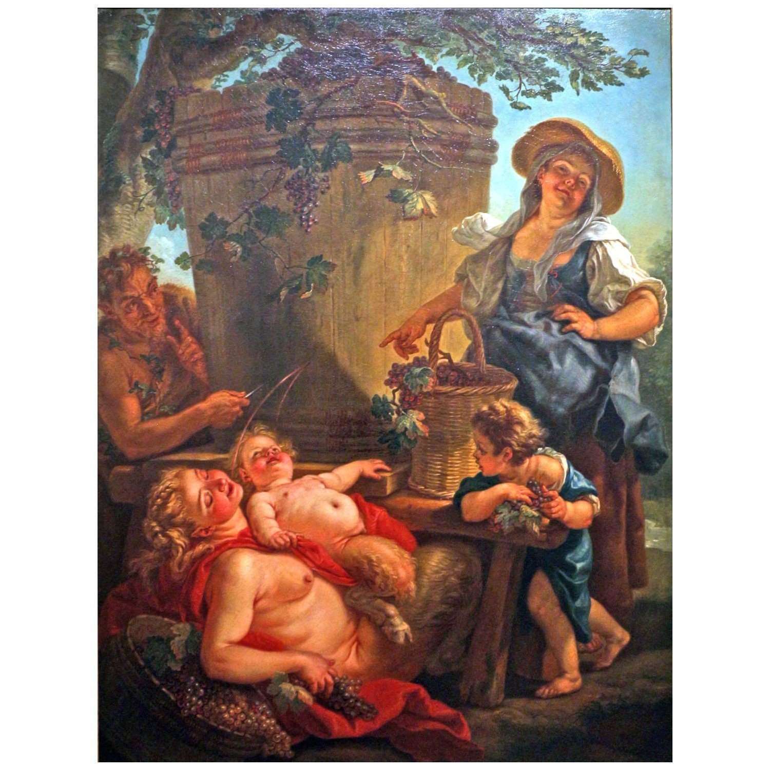     Charles Amedee van Loo. Les Satyres. 1761. Milwaukee Art Museum