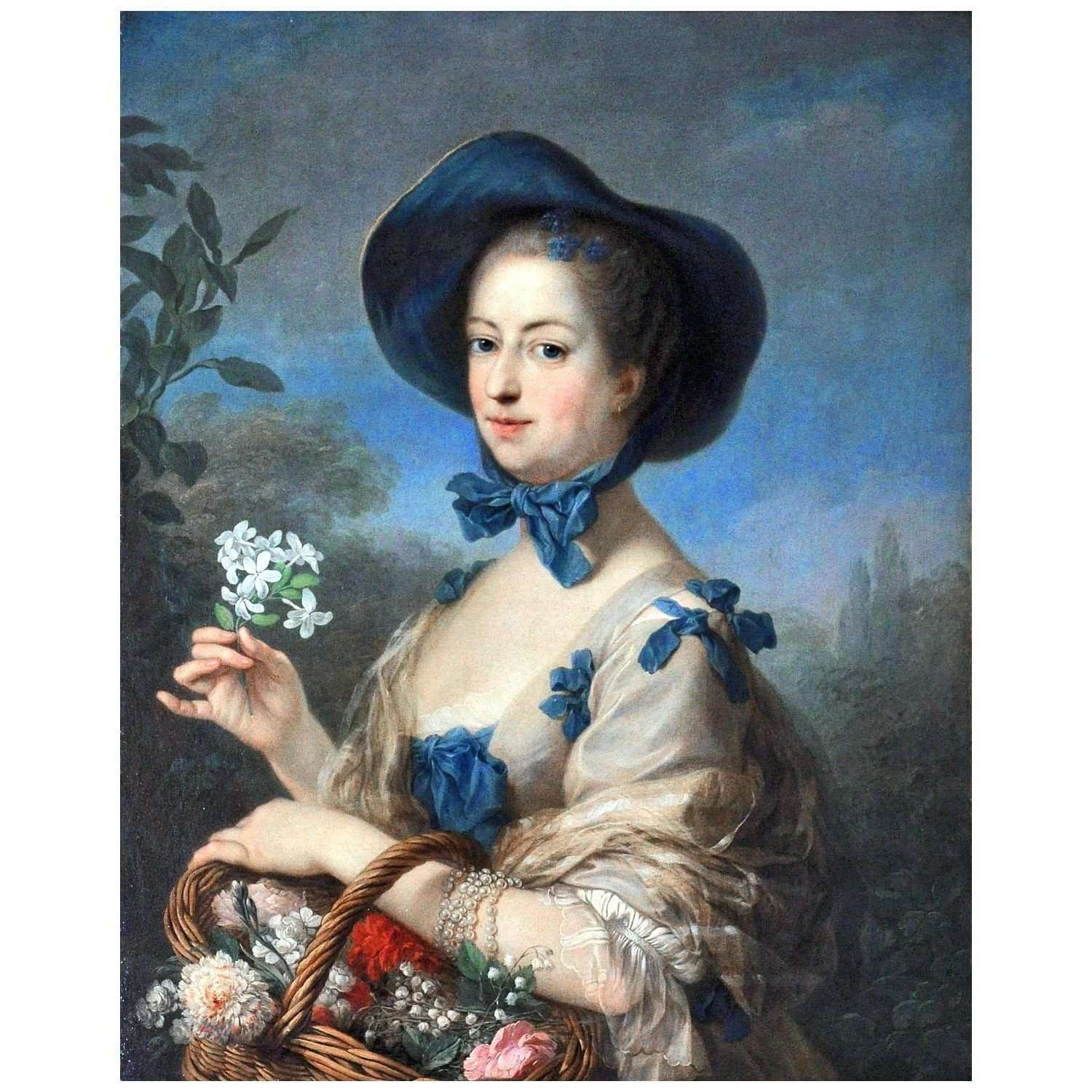 -  Carle van Loo. Madame de Pompadour en jardini?re. 1754. Ch?teau de Versailles