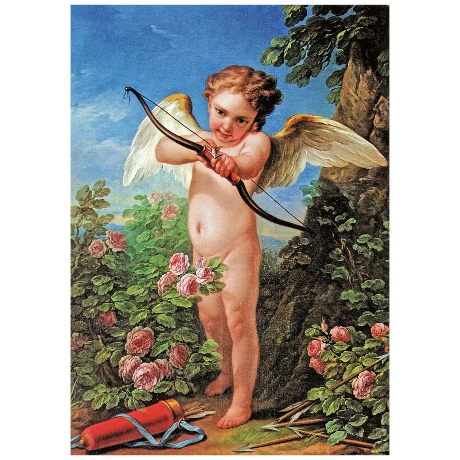 -  Carle van Loo. Cupidon tirant un arc. 1761. Pavlovsk Palace