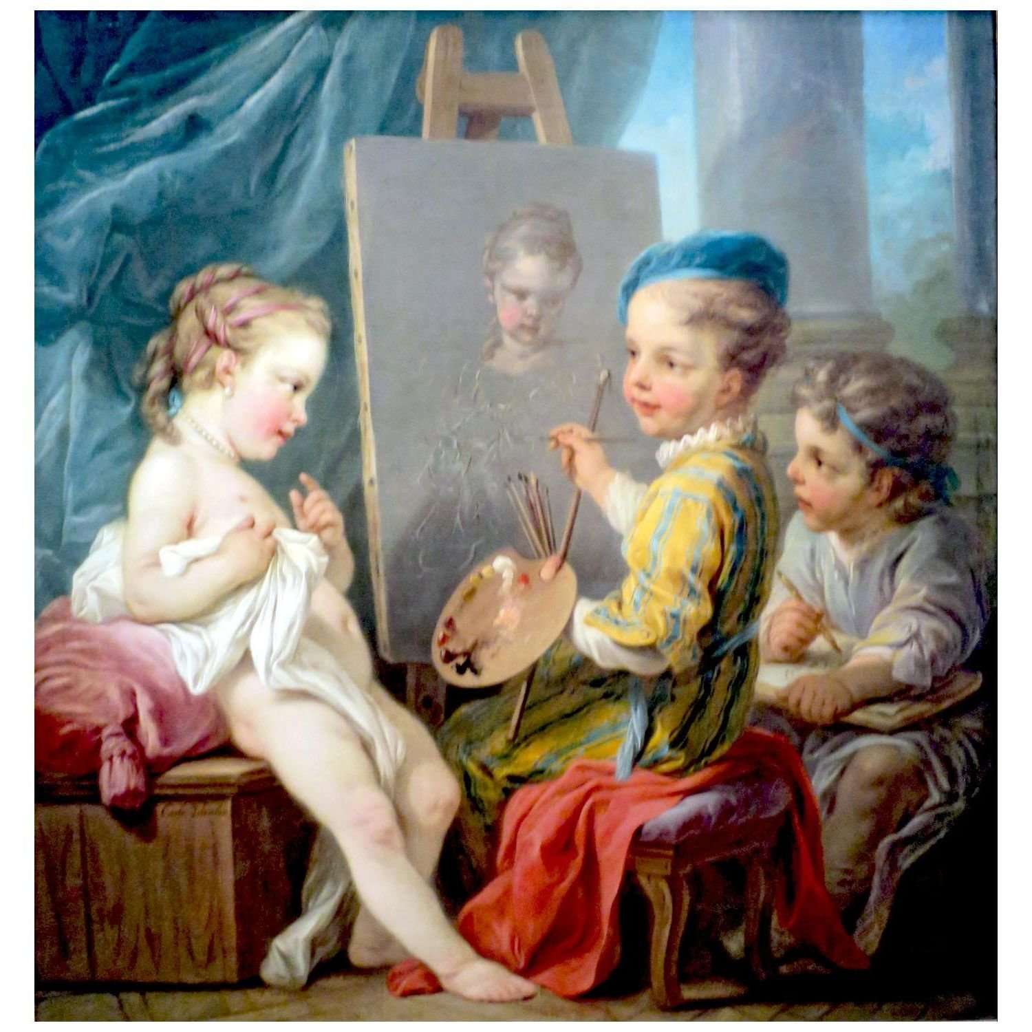 -  Carle van Loo. La peinture. 1763. FAM San Francisco