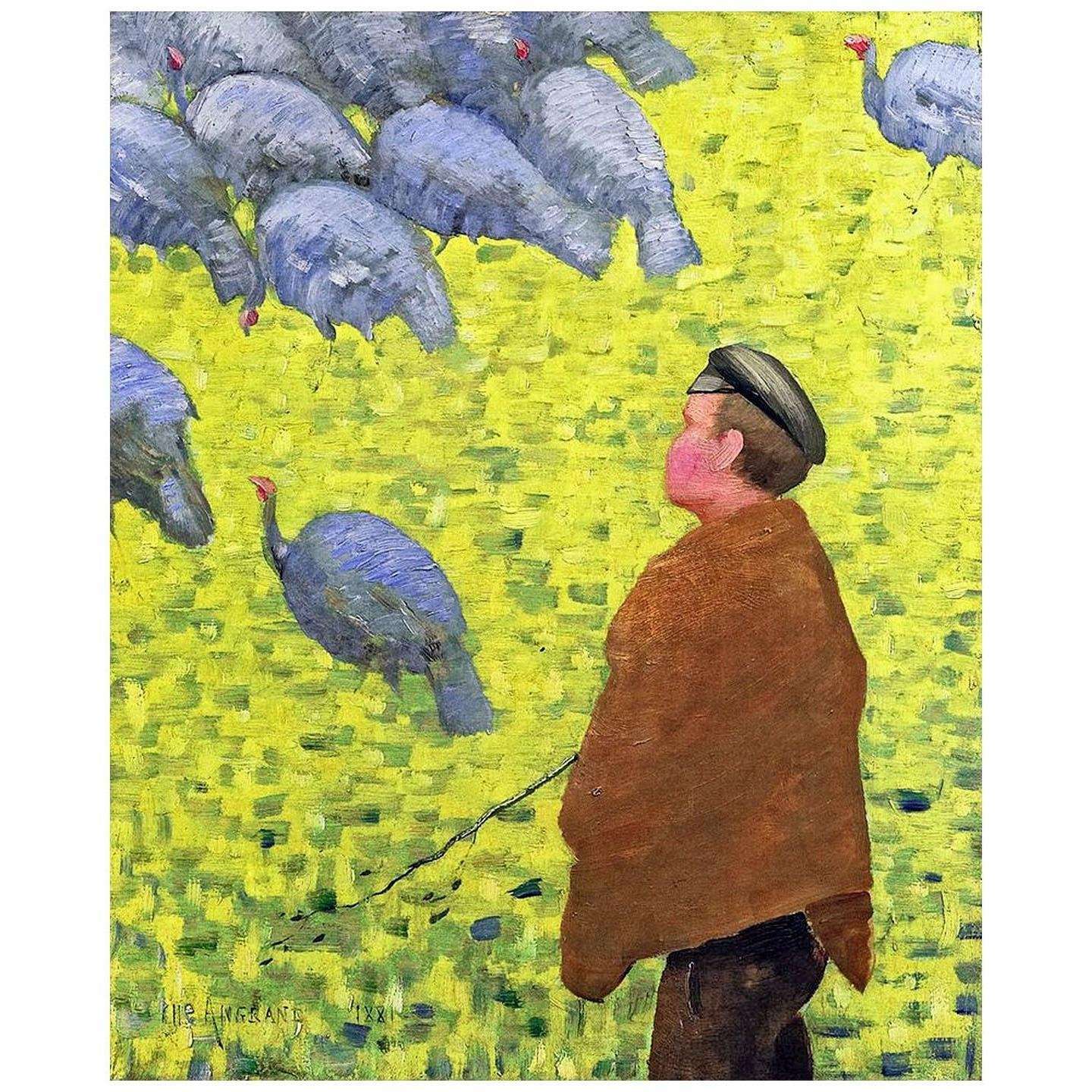  Charles Angrand. Gardien des Dindes. 1881. Fondation Gianadda, Martigny