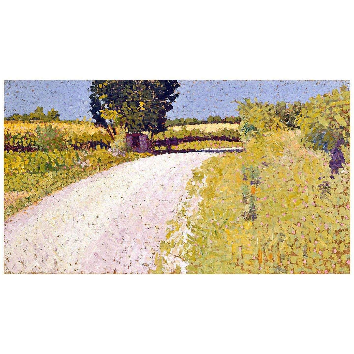  Charles Angrand. Route du village. 1886. Indianapolis Museum of Art