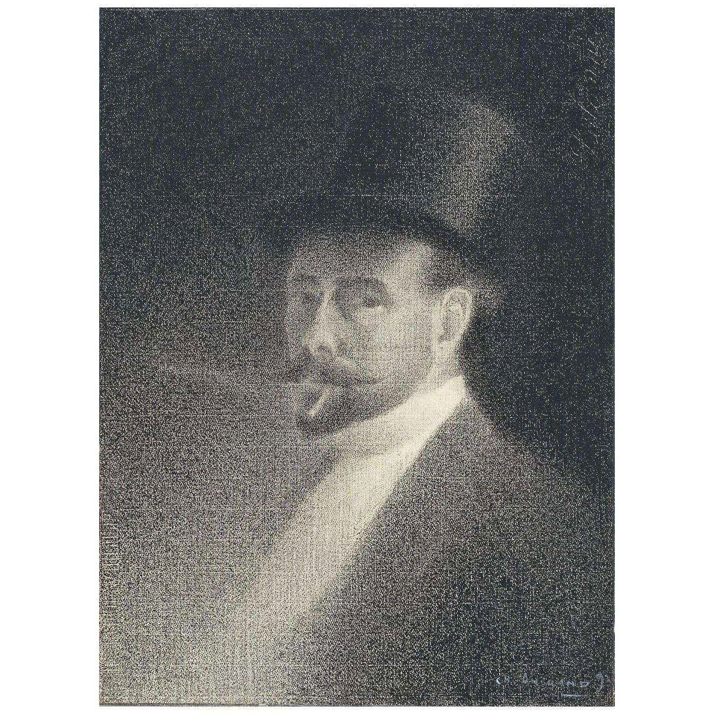  Charles Angrand. Self-portrait. 1892. Metropolitan Museum New York