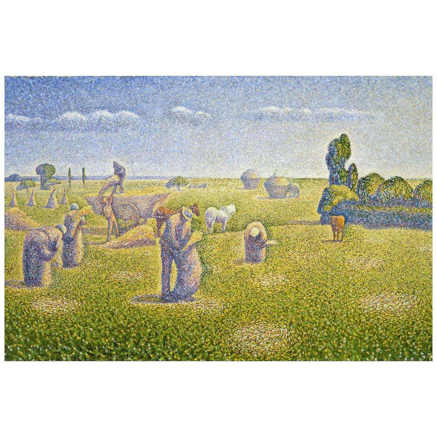  Charles Angrand. Les Moissonneurs. 1892. Museum of Fine Arts Houston