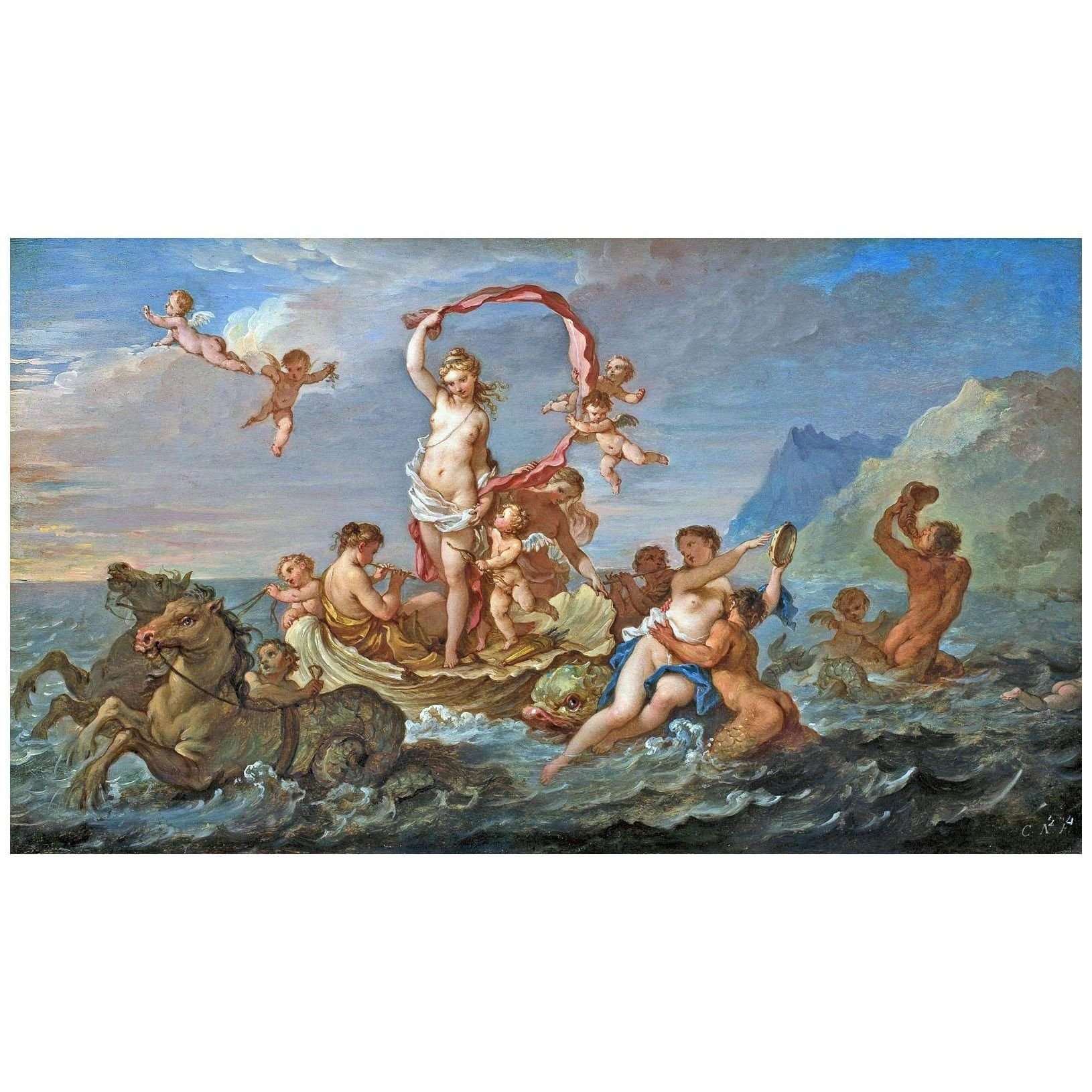  Charles-Joseph Natoire. Triomphe de Amphitrite. 1735. Muzeum Narodowe w Warszawie